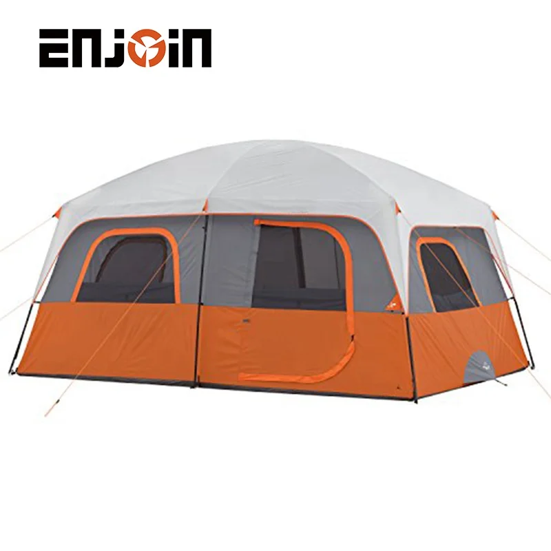 

ENJOIN China Supplies Outdoor Portable Easy Assembly Promotional Roof Top Camping Tents 6 Person 12 Person