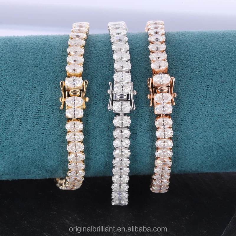 Wholesale price ready to ship 14k solid gold oval 3x5mm D color loose moissanite stone tennis bracelet, Ef vs
Wholesale price ready to ship 14k solid gold oval 3x5mm D color loose moissanite stone tennis bracelet, Ef vs