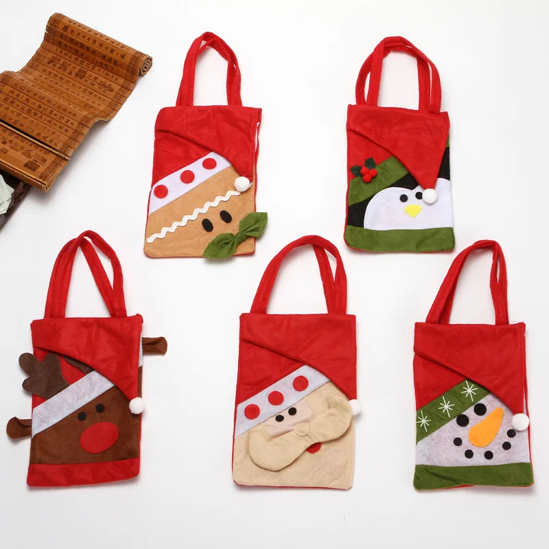 Christmas tote santa bag non-woven cartoon candy tote bag Christmas elk and bear gift bag
Christmas tote santa bag non-woven cartoon candy tote bag Christmas elk and bear gift bag