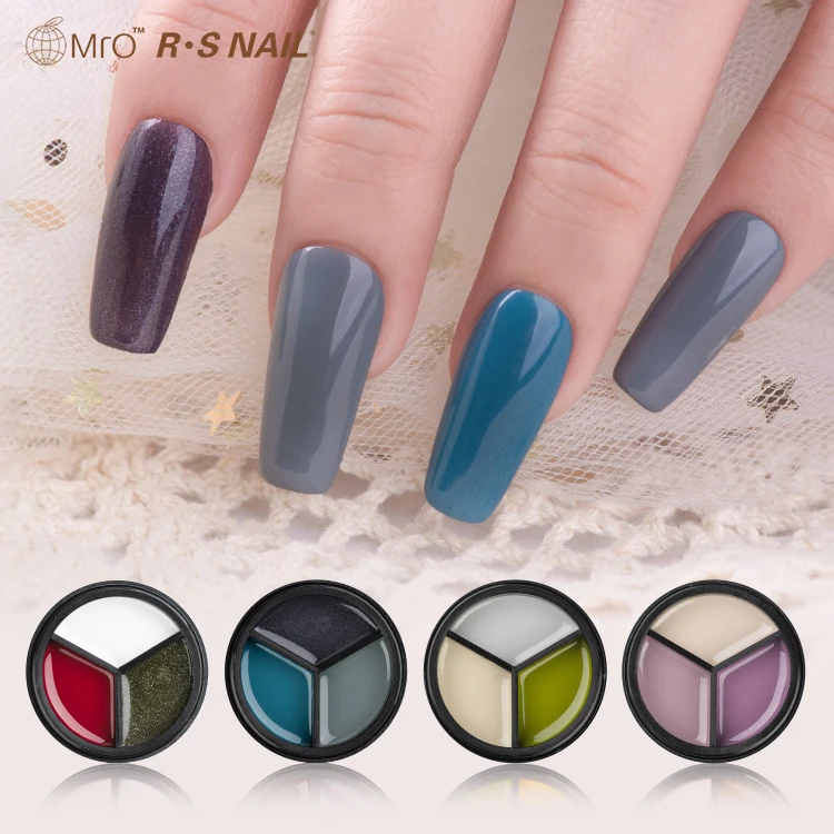 RS Nail Professional Nails Supplies Painting Pudding Gel 3 Colors In 1 Set Glitter Solid Color Gel Polish
RS Nail Professional Nails Supplies Painting Pudding Gel 3 Colors In 1 Set Glitter Solid Color Gel Polish