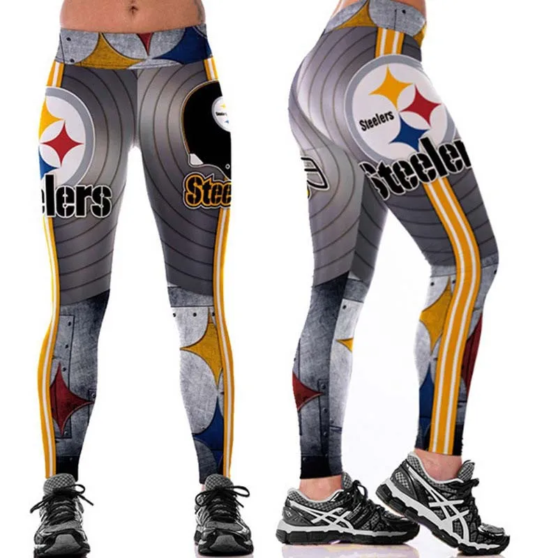 2021 new arrival factory women sport American football team 3D digital printing yoga high waist fitness Nfl leggings
2021 new arrival factory women sport American football team 3D digital printing yoga high waist fitness Nfl leggings