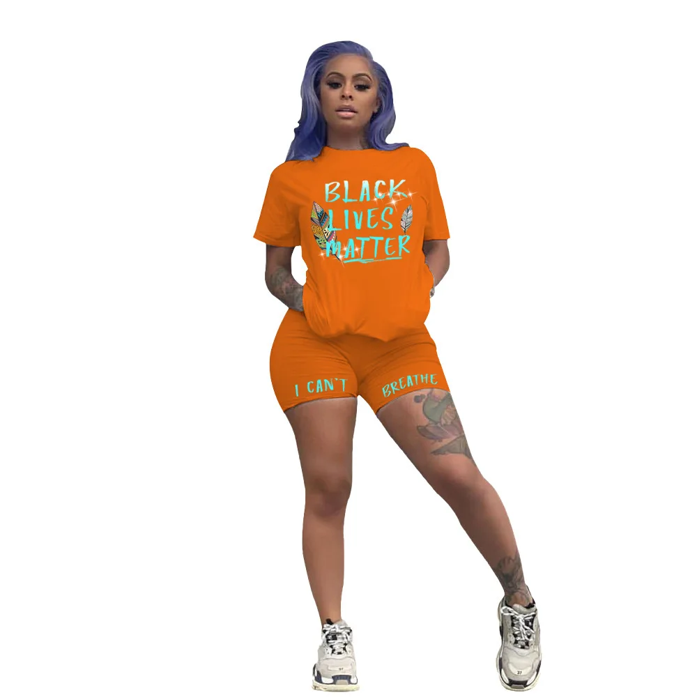American sexy cute letter printing outfits independent station explosion two piece set women clothing
American sexy cute letter printing outfits independent station explosion two piece set women clothing