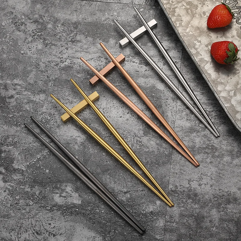 Luxury Printed Japanese Sushi Chopsticks Stainless steel, Silver/gold/rose gold/black
Luxury Printed Japanese Sushi Chopsticks Stainless steel, Silver/gold/rose gold/black