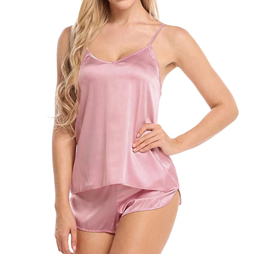 New Arrival hot sale women Emulation silk Condole belt 2-pieces set pajamas Ladies pajamas sets
New Arrival hot sale women Emulation silk Condole belt 2-pieces set pajamas Ladies pajamas sets
