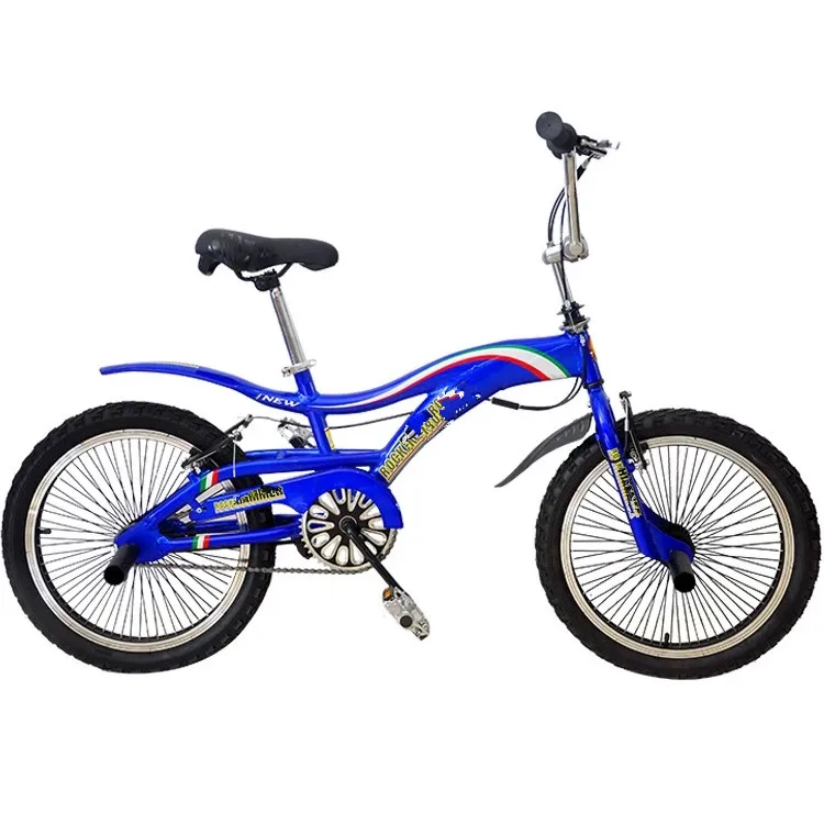 black and blue bmx bike
