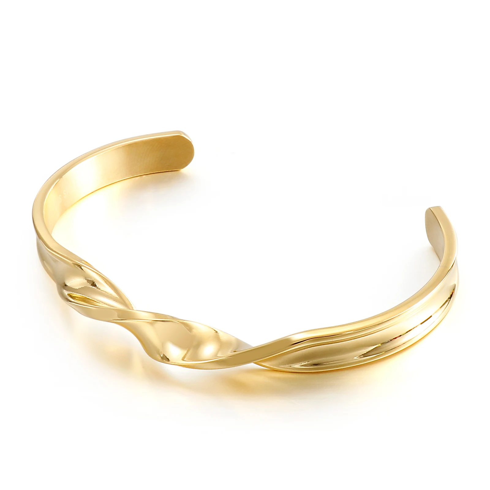 Personality Fashion Women's Bangle Charm Stainless Steel Bracelet, Silver/gold
Personality Fashion Women's Bangle Charm Stainless Steel Bracelet, Silver/gold