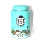 Tin box manufacturer metal packaging round shape tea tin box coffee tin container