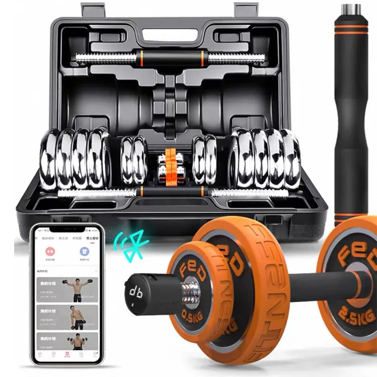 Plastic dumbbell men's fitness household electroplating set barbell arm muscle equipment, Black,orange
Plastic dumbbell men's fitness household electroplating set barbell arm muscle equipment, Black,orange
