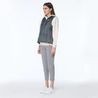 Sleeveless Women Winter Smart Electrical Battery Safety Fur Heated Vest