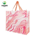 custom cheap price pink pp carry tote plastic customize shopping bag
