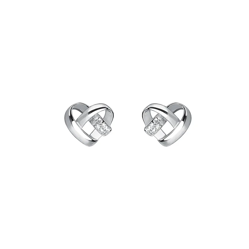 New arrival women 925 sterling silver love heart micro zircon stud earrings personality ear jewelry
New arrival women 925 sterling silver love heart micro zircon stud earrings personality ear jewelry