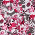 China manufacture floral dress silver woven 100 viscose fabric material