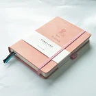 A5 Dotted Grid 2020 2021 Elastic band Hardcover Planner Notebook