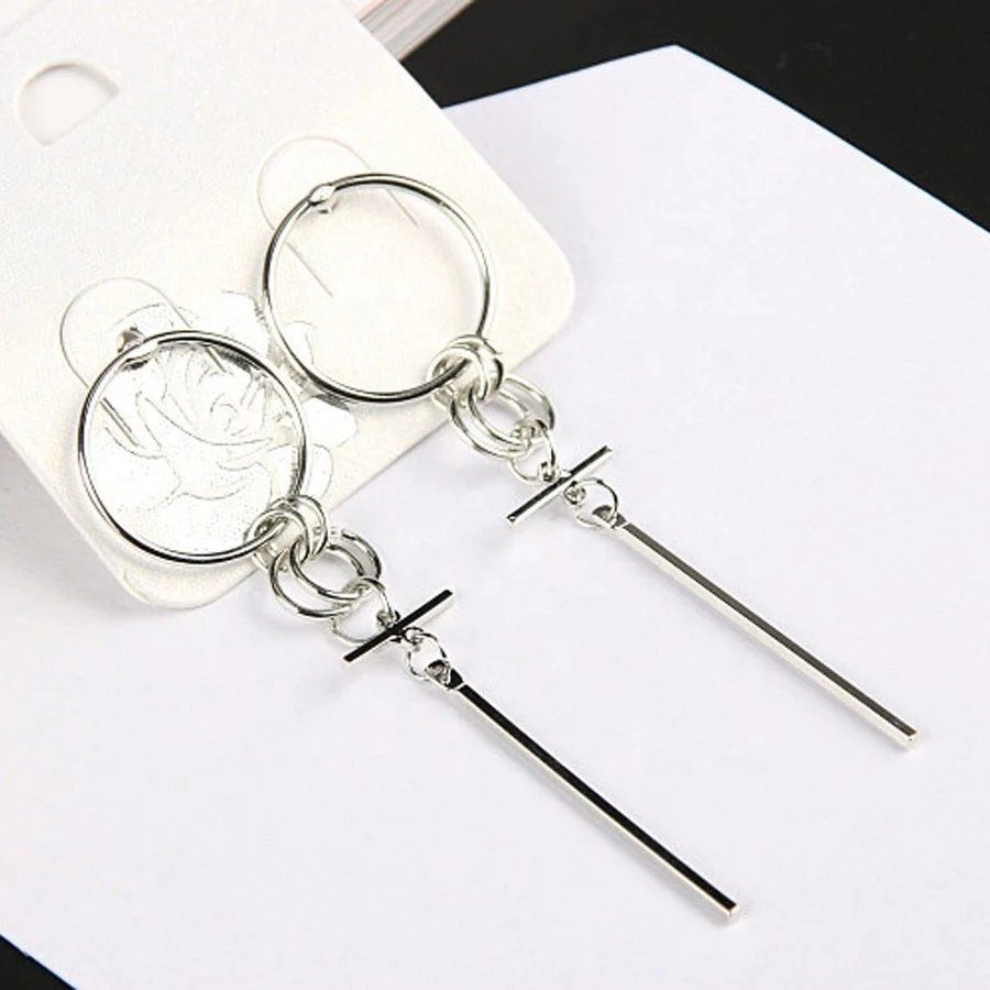 Fashion Jewelry Korean Brinco BTS Bangtan Boys Album V DNA Stud Earring Vintage Long Tassel Geometric Earring, Silver color
Fashion Jewelry Korean Brinco BTS Bangtan Boys Album V DNA Stud Earring Vintage Long Tassel Geometric Earring, Silver color