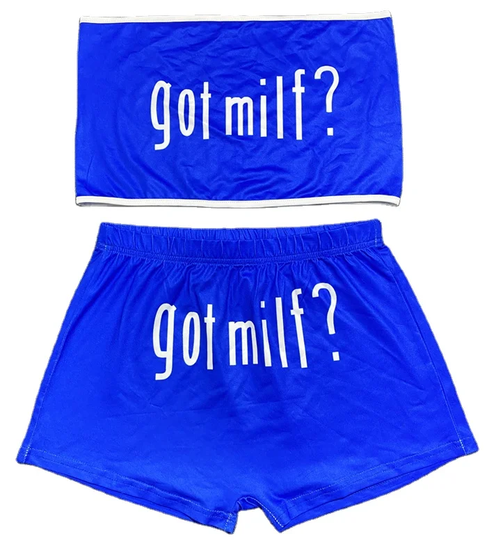 woman sexy clubwear two piece pants set off shoulder crop top shorts Outfits snack short pants and tank tops trendy jogger set
woman sexy clubwear two piece pants set off shoulder crop top shorts Outfits snack short pants and tank tops trendy jogger set