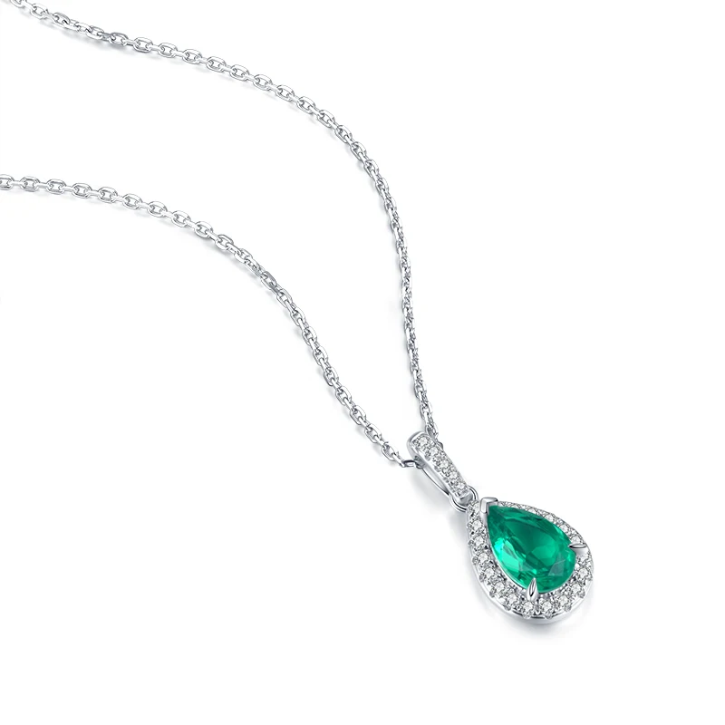 High Quality Fashion Jewelry 925 Sterling Silver Emerald Stone Curb Pendant Circle Necklace
High Quality Fashion Jewelry 925 Sterling Silver Emerald Stone Curb Pendant Circle Necklace