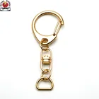 Factory OEM Metal Keychain Chain Holder Organizer with Lobster Clasp Metal Blank Plain Keychain