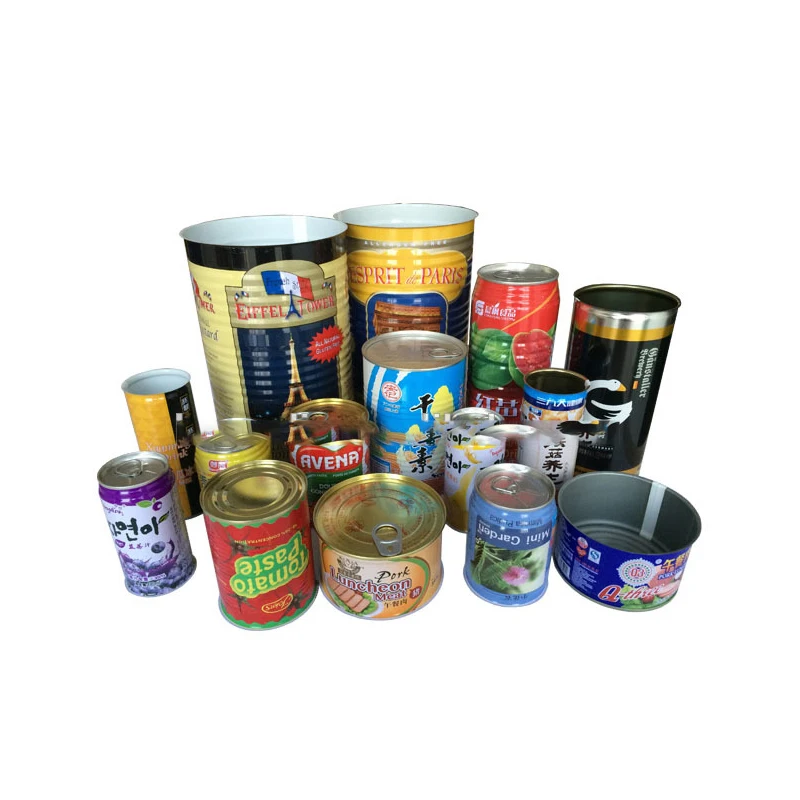 Empty food can for food packaging