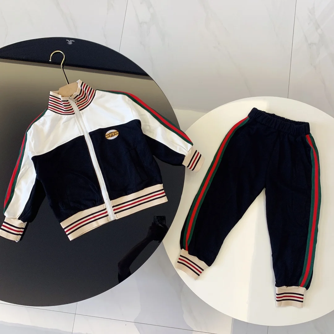 Children's zipper jacket + trousers 2-piece set toddler boys clothing sets, White
Children's zipper jacket + trousers 2-piece set toddler boys clothing sets, White