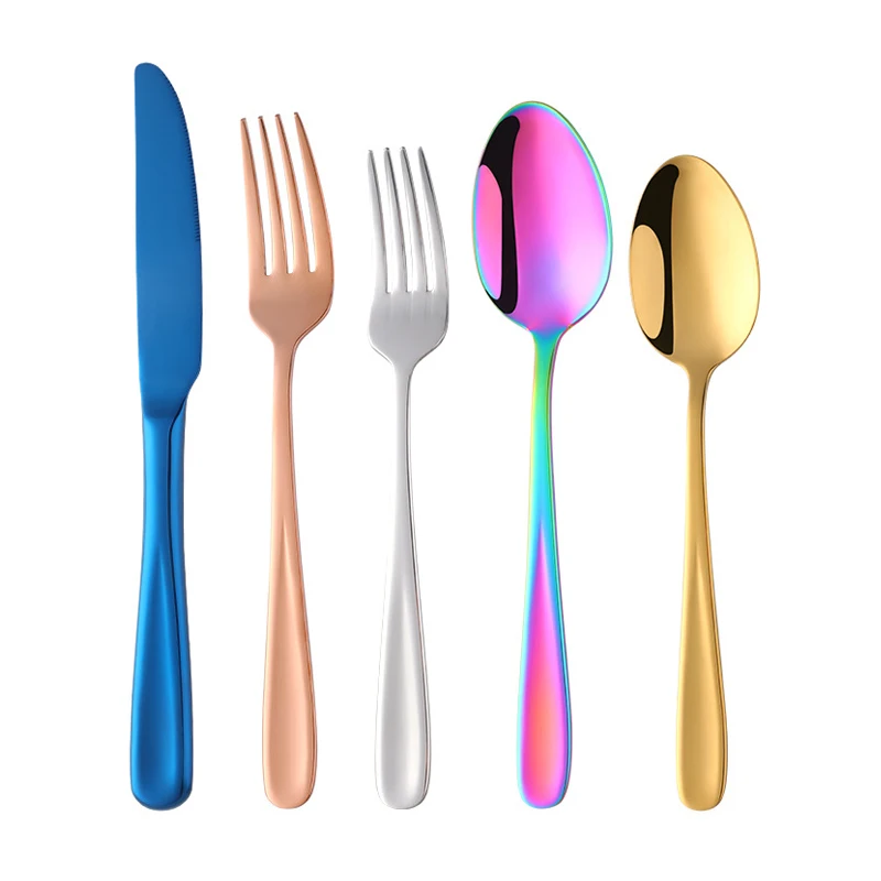 Luxury 18/10 Stainless steel Gold 5 Piece Cutlery set, Silver / gold / rose gold / rainbow / red
Luxury 18/10 Stainless steel Gold 5 Piece Cutlery set, Silver / gold / rose gold / rainbow / red