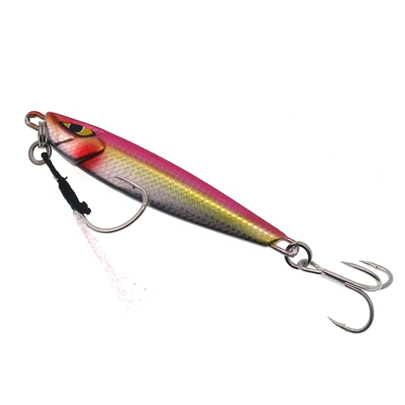 ERRANTRY High Quality Saltwater Fishing Bait Metal jig artificial bait slow jigging heads fishing lure, 5 colors
ERRANTRY High Quality Saltwater Fishing Bait Metal jig artificial bait slow jigging heads fishing lure, 5 colors