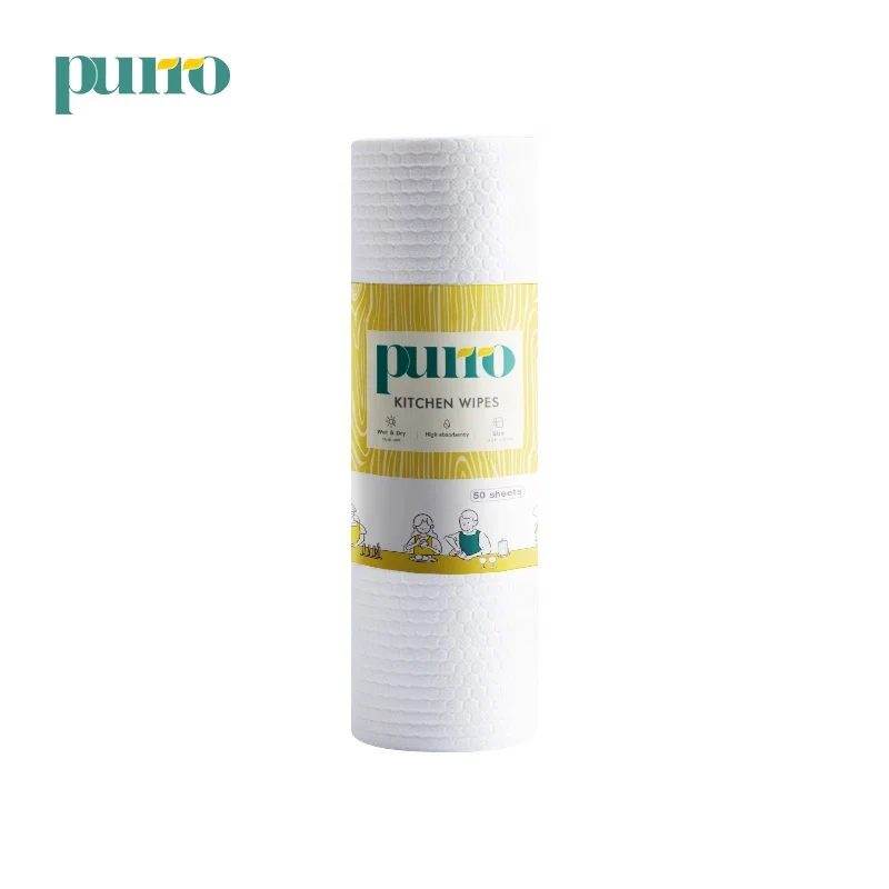 PURRO Diamond Multipurpose Oil Absorbing Ultra Absorbent Disposable Roll Kitchen Cleaning Wipes Paper Towel
PURRO Diamond Multipurpose Oil Absorbing Ultra Absorbent Disposable Roll Kitchen Cleaning Wipes Paper Towel