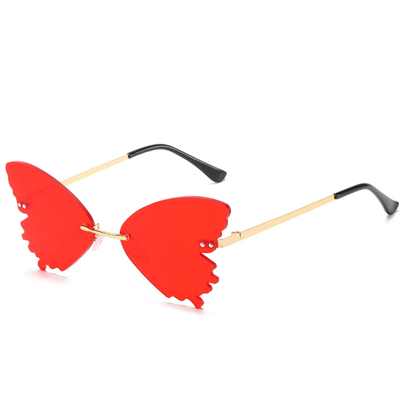 DCOPTICAL 2021 Special Shape Butterfly Party Sunglasses Stylized Rimless Metal Women Tinted Color Luxury Brand
DCOPTICAL 2021 Special Shape Butterfly Party Sunglasses Stylized Rimless Metal Women Tinted Color Luxury Brand