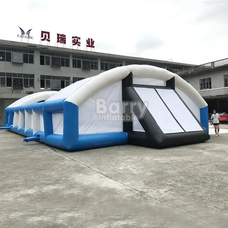 Hot sale water inflatable soap soccer field