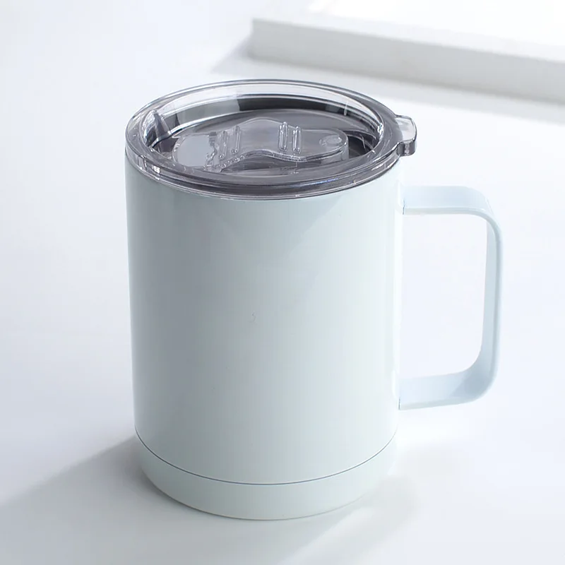 15oz double wall vacuum insulated cup stainless steel office water mug sublimation blank coffee travel tumbler with handle grips
15oz double wall vacuum insulated cup stainless steel office water mug sublimation blank coffee travel tumbler with handle grips