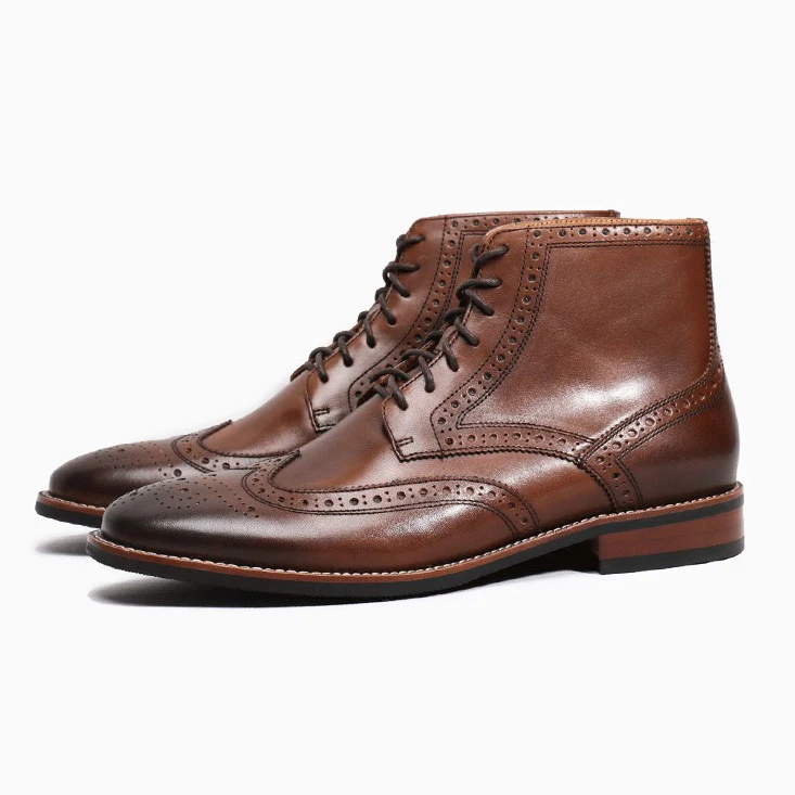 Retro bullock style hand made office designer dress shoes leather genuine men's clothing boots ankle boot
Retro bullock style hand made office designer dress shoes leather genuine men's clothing boots ankle boot