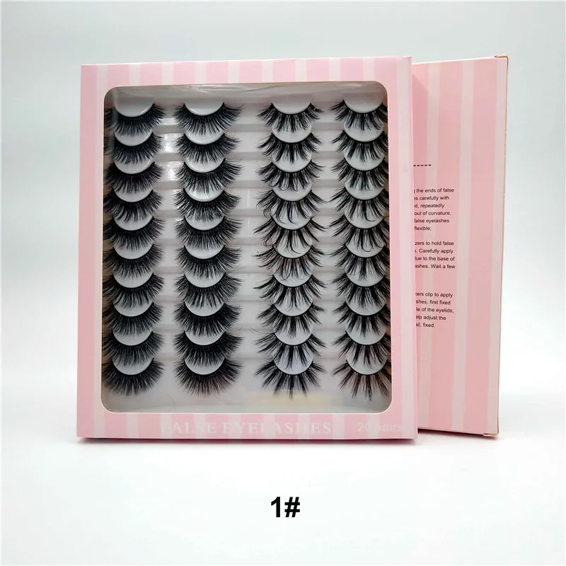 20 Pairs 3D Mink Lashes Natural False Eyelashes Dramatic Volume Fake Lashes Makeup Eyelash Extension Silk Handmade Eyelashes
20 Pairs 3D Mink Lashes Natural False Eyelashes Dramatic Volume Fake Lashes Makeup Eyelash Extension Silk Handmade Eyelashes
