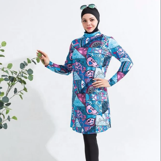 2021 New Collection Full Body Swimsuit Plaids Printing Hijab+Top+Long Pants 3pcs Bathing Suit OEM Service Supported 
2021 New Collection Full Body Swimsuit Plaids Printing Hijab+Top+Long Pants 3pcs Bathing Suit OEM Service Supported