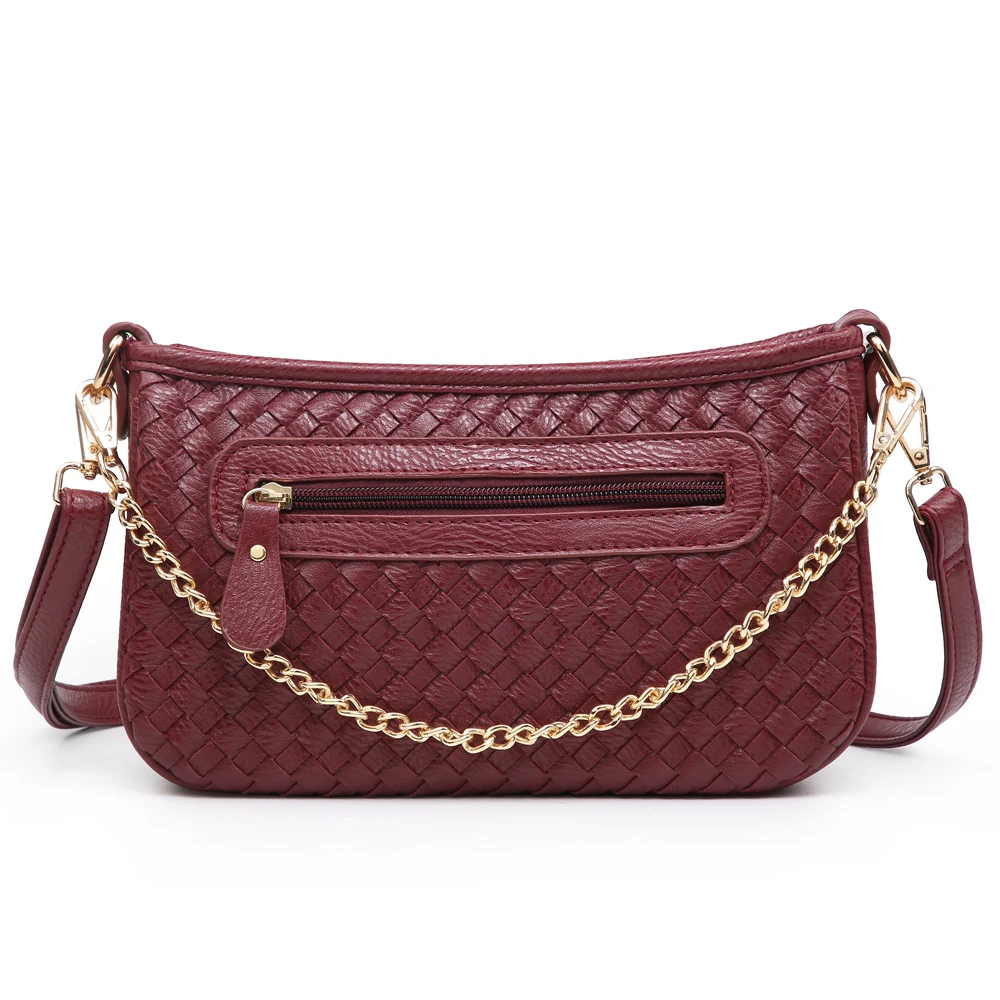 Wholesale 2020 Multi-functional Woven PU Leather Messenger Bag Fashion woven Crossbody bag
Wholesale 2020 Multi-functional Woven PU Leather Messenger Bag Fashion woven Crossbody bag