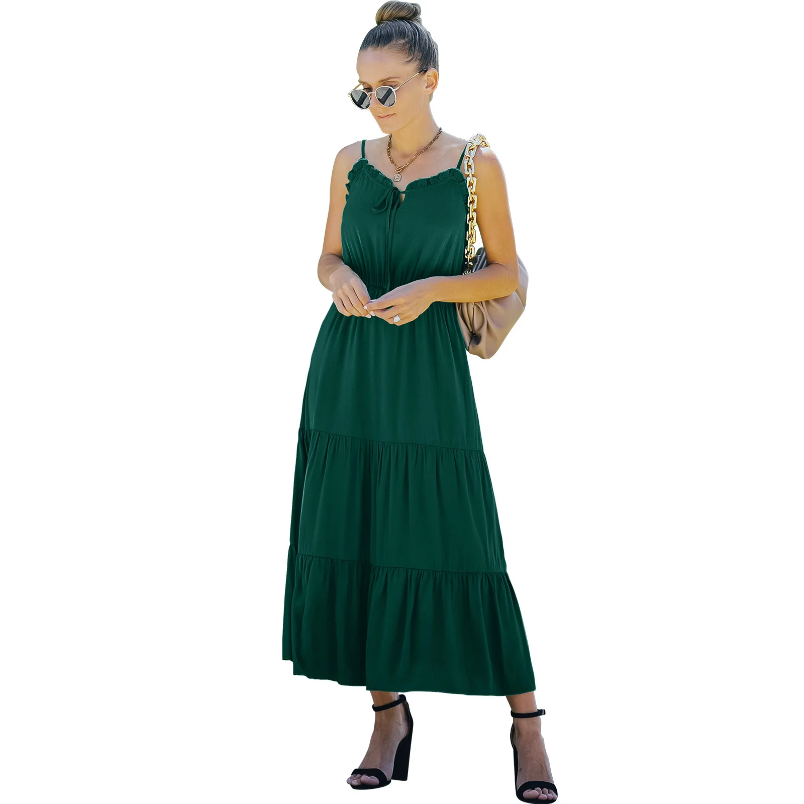 2022 Spring Solid Color Fashion Long Sexy Beach Maxi Dresses Summer Elegant Casual Dresses
2022 Spring Solid Color Fashion Long Sexy Beach Maxi Dresses Summer Elegant Casual Dresses