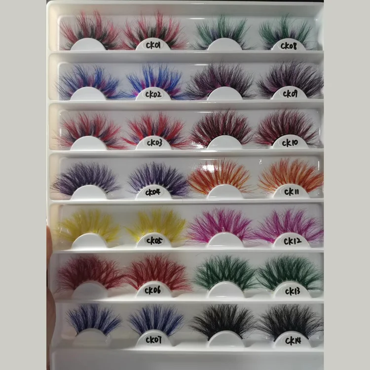 Bqueen 3D natural color mink lashes 25mm long dramatic colorful mink lashes and faux mink silk lashes stage makeup Eyelashes
Bqueen 3D natural color mink lashes 25mm long dramatic colorful mink lashes and faux mink silk lashes stage makeup Eyelashes