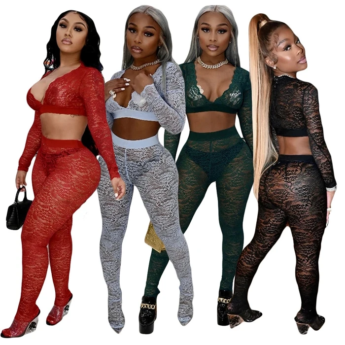 Best Seller Fashion Women Clothes Spring Ladies Lace V Neck Two Piece Set Outfits Women 2 Piece Sets
Best Seller Fashion Women Clothes Spring Ladies Lace V Neck Two Piece Set Outfits Women 2 Piece Sets