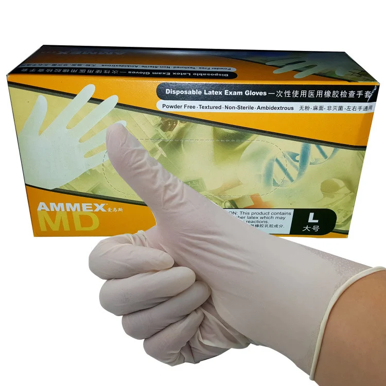 Anti Static Rubber Latex Finger Cots Protector Disposable Yellow 1000pcs