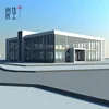 Shopping Mall Steel Structural Car Prefabricated Showroom