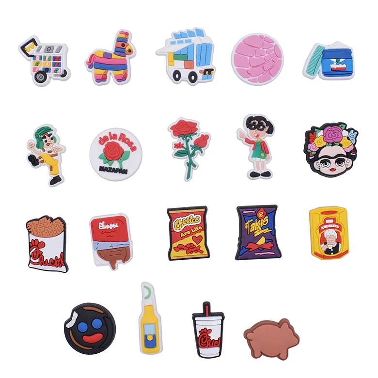 Factory Direct Sale custom accessories PVC rubber shoe charms for Clogs shoe accessories
Factory Direct Sale custom accessories PVC rubber shoe charms for Clogs shoe accessories