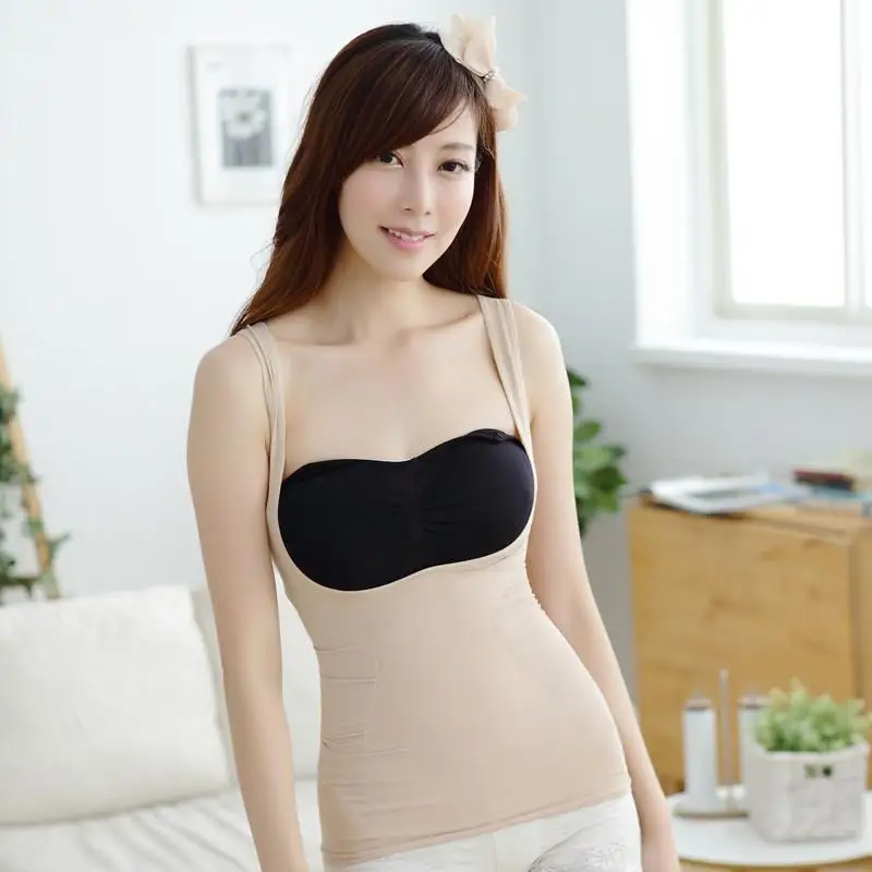 Seamless Camisole Breast Lift Up Body Slimming Camisole Shaper Women's Tank Top, Black,.nude
Seamless Camisole Breast Lift Up Body Slimming Camisole Shaper Women's Tank Top, Black,.nude