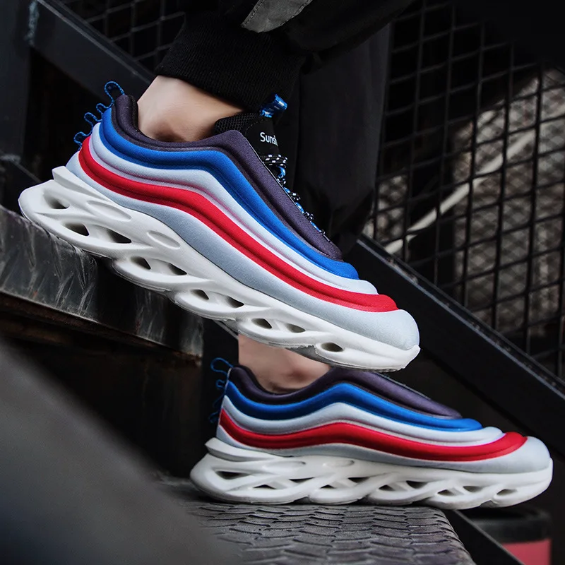 Big Size 44 Casual Shoes Men Fashion Flying Woven Shoes basket homme Chunky Men Walking Sneakers, As picture
Big Size 44 Casual Shoes Men Fashion Flying Woven Shoes basket homme Chunky Men Walking Sneakers, As picture