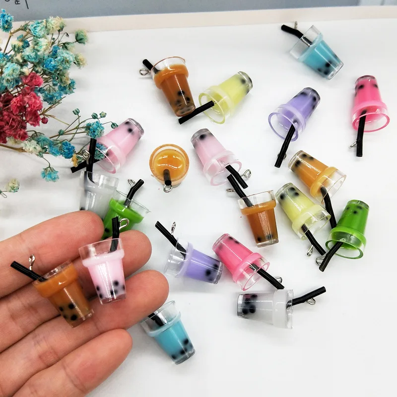 Christmas gifts DIY Resin Pearl Milk Tea Charms Glass Boba Tea Bottle Pendants for Jewelry Earrings Necklace Key Chain Making
Christmas gifts DIY Resin Pearl Milk Tea Charms Glass Boba Tea Bottle Pendants for Jewelry Earrings Necklace Key Chain Making