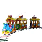 imitating steam tracked train with 18 passengers