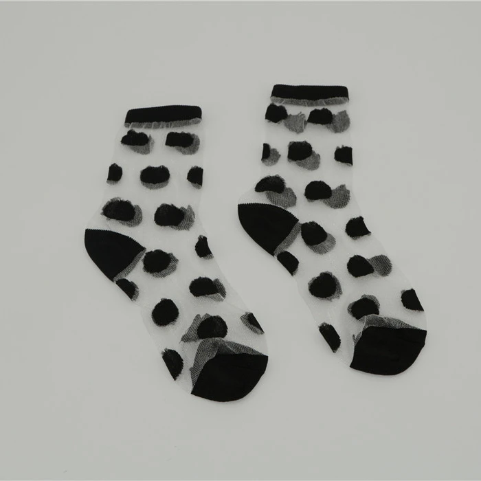 2021 fast dispatch girls ladies trendy design silk light summer transparent thin socks woman black socks polka dot, As picture
2021 fast dispatch girls ladies trendy design silk light summer transparent thin socks woman black socks polka dot, As picture