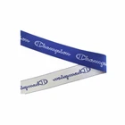 Fashion nylon custom logo printed webbing fabric woven men belt band