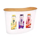 Custom printing portable trade show pop up podium display promotion counter table