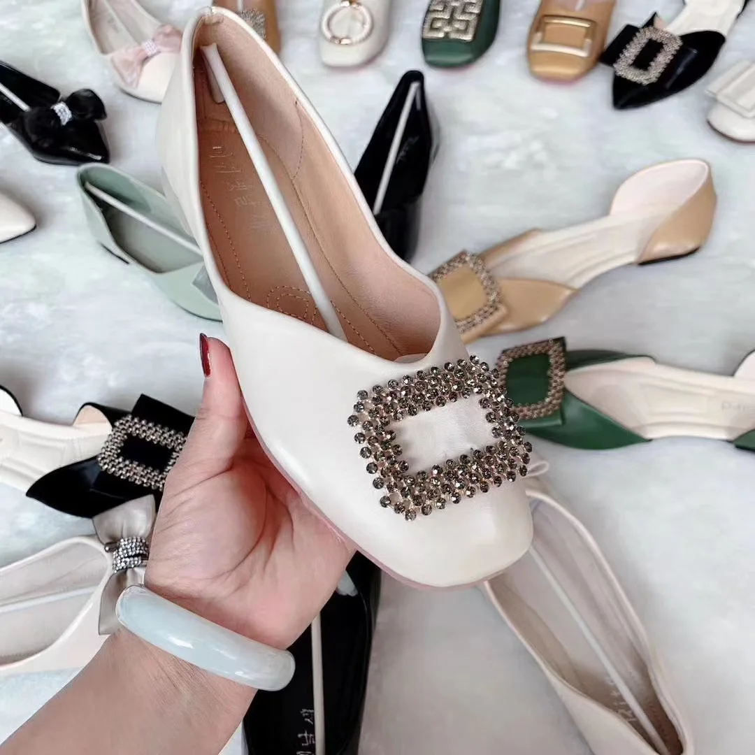 JM Ladies metal buckle square head ladies office women flat shoes sandals 2021 wholesale, Mixed colors
JM Ladies metal buckle square head ladies office women flat shoes sandals 2021 wholesale, Mixed colors