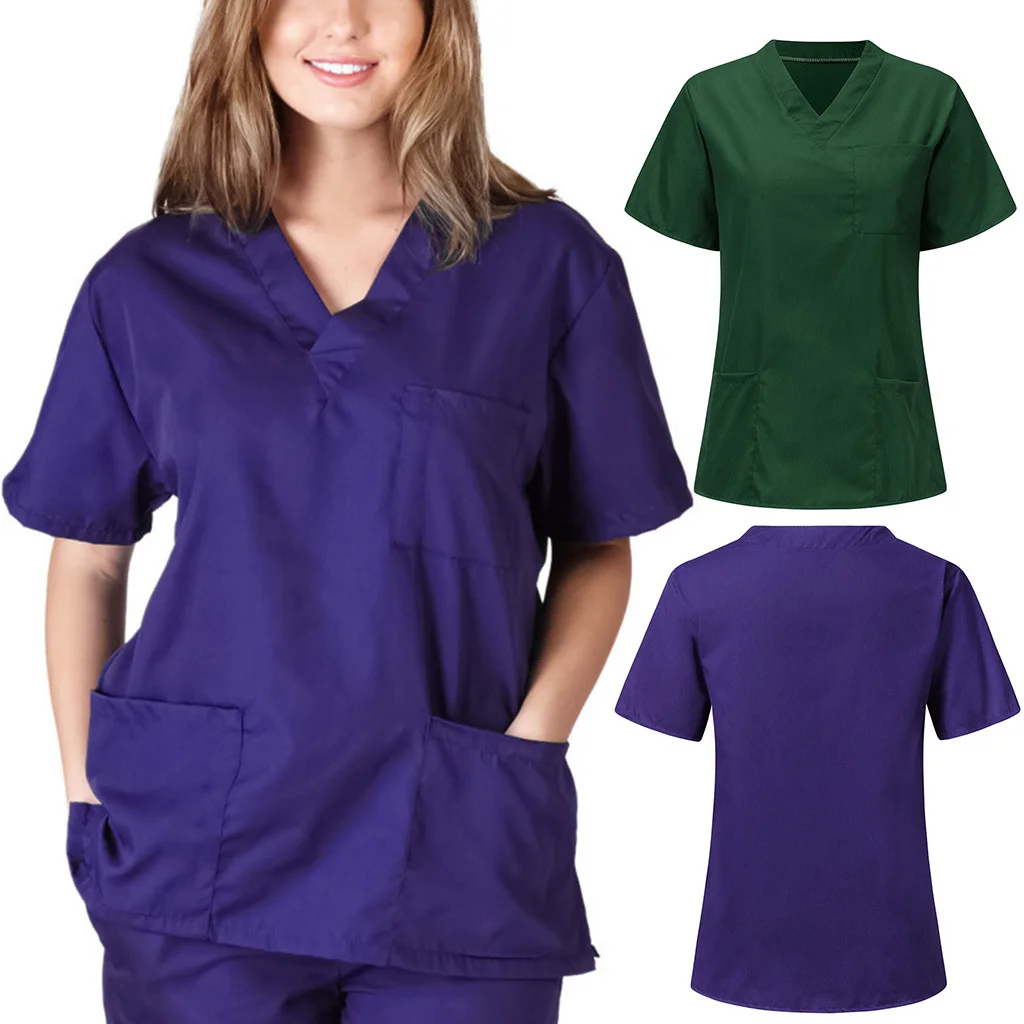 Doctor Working Coat Medical Scrub Top Nurse Scrubs Short Sleeve Heat Pattern Scrub Top, Multi colors
Doctor Working Coat Medical Scrub Top Nurse Scrubs Short Sleeve Heat Pattern Scrub Top, Multi colors