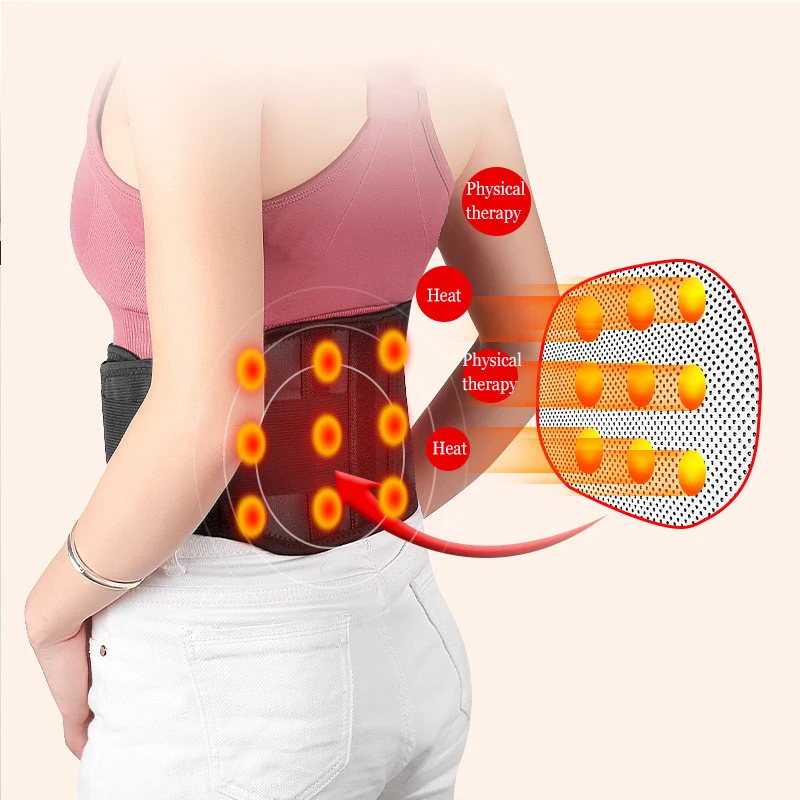 Self-heating Belt Thermal Magnetic Heat for Pain Relief Lower Back Lumbar Waist Support, Black
Self-heating Belt Thermal Magnetic Heat for Pain Relief Lower Back Lumbar Waist Support, Black