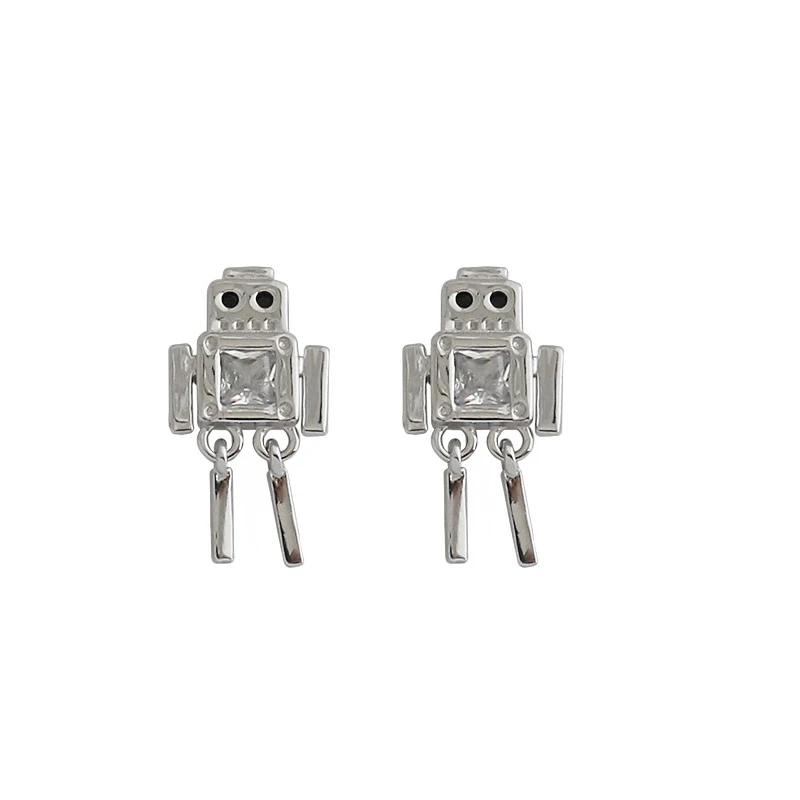 High Gloss Box Robot Stud Cute Fun CZ Little Robot Symbol Post Stud Earrings 925 Sterling Silver Little Robot Stud Earrings, Platinum,gold plated
High Gloss Box Robot Stud Cute Fun CZ Little Robot Symbol Post Stud Earrings 925 Sterling Silver Little Robot Stud Earrings, Platinum,gold plated